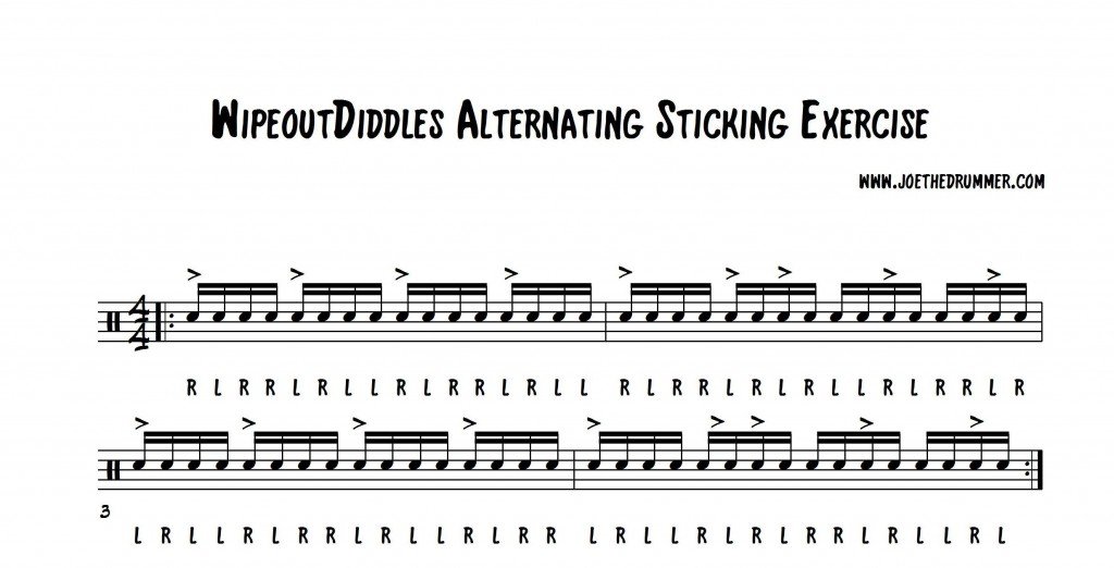 WipeoutDiddles Sticking Exercise