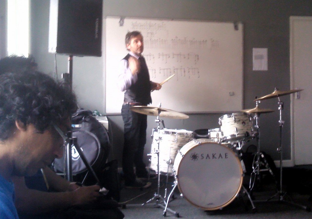 Session Drummer Ash Soan Teaching The Oakland Stroke @ UDE 2013