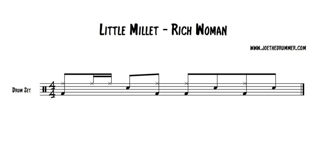 Li'l Millet - Rich Woman Drum Groove