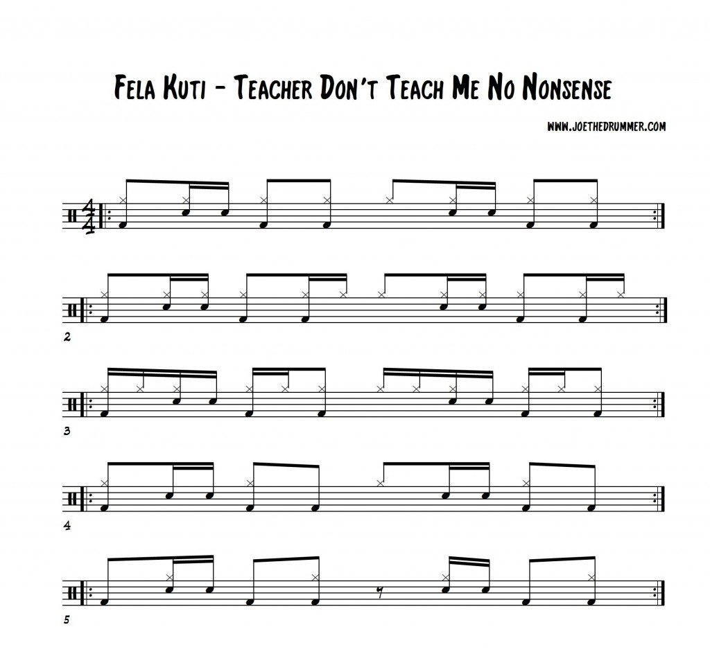 Fela Kuti - Teacher Don't Teach Me Nonsense