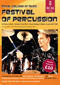Royal College Of Music Festival Of Percussion 2014
