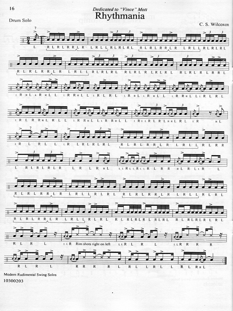 Wilcoxons-Rhythmania-Snare-Drum-Solo